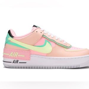 Womens Nike Air Force 1 Shadow 'Arctic Punch Barely Volt'